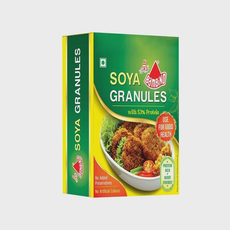 Bambino Soya Granules 200g
