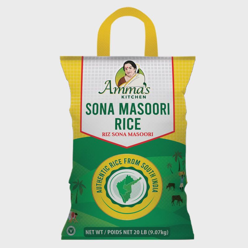 Amma&#39;s Kitchen Sona Masoori Rice 20lb