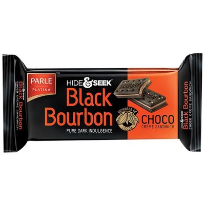 Parle Hide &amp; Seek Black Bourbon  Choco 100g