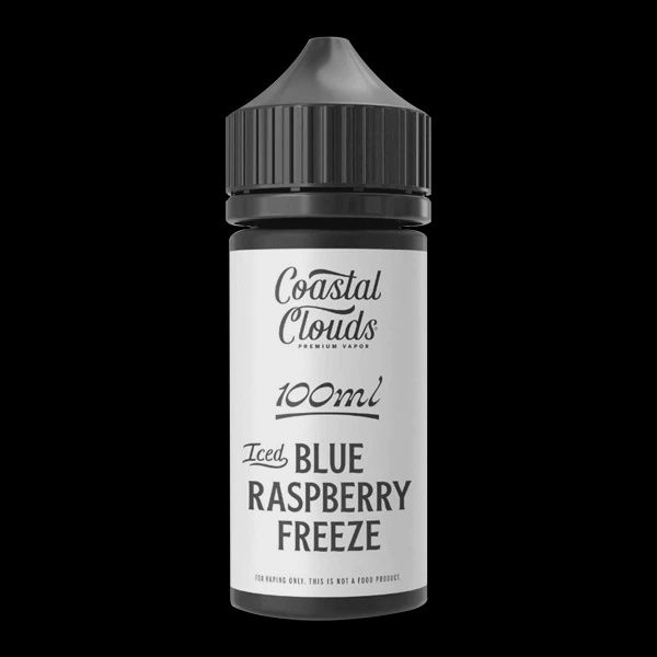 Coastal Clouds 100ml E-Juice 3mg, Flavor: Iced Blue Raspberry Freeze