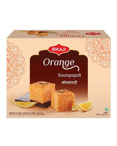 Bikaji Soan Papdi Orange 500g