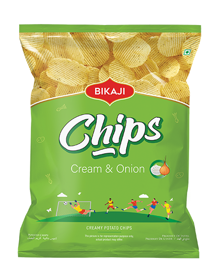 Bikaji Chips Cream &amp; Onion