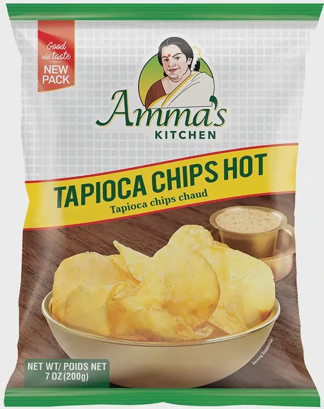 Amma's Kitchen Tapioca Chips Hot