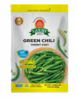 Lx Green Chillies Frozen 300g