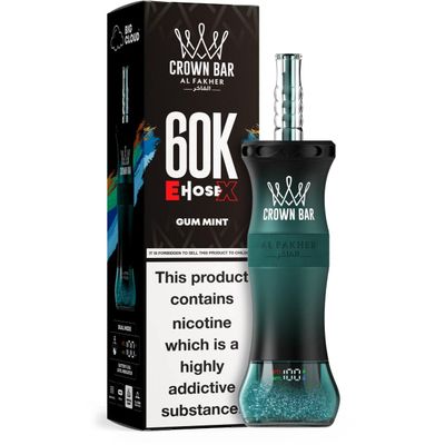 Al Fakher Crown Bar E Hose X 60K Puff Disposable