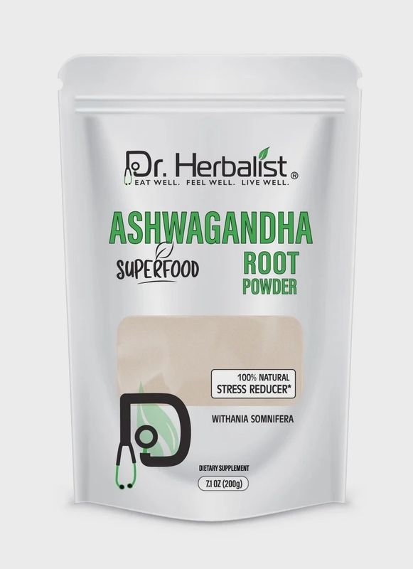 Dr. Herbalist Ashwagandha Root Powder 200g