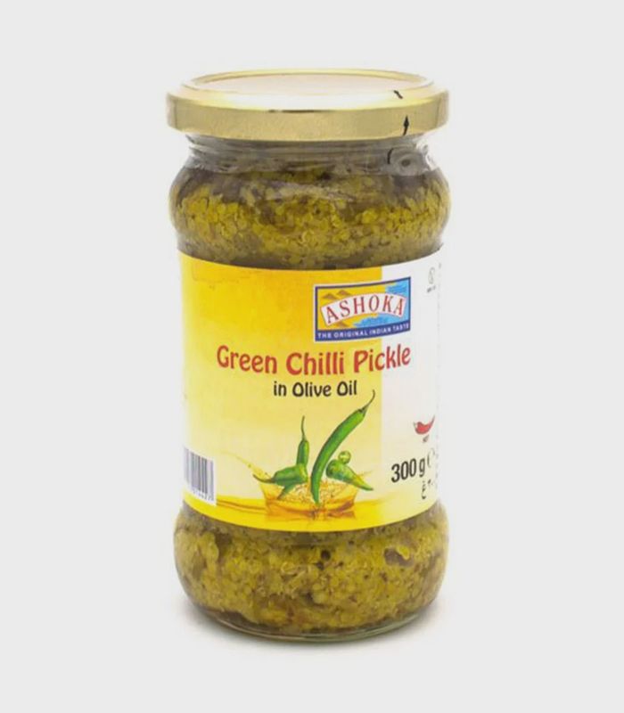 Ashoka Green Chilli Pickle in Olive Oil 300g