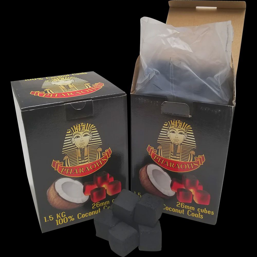 Pharaohs Coconut Cube Charcoal - 26mm - 1.5kg