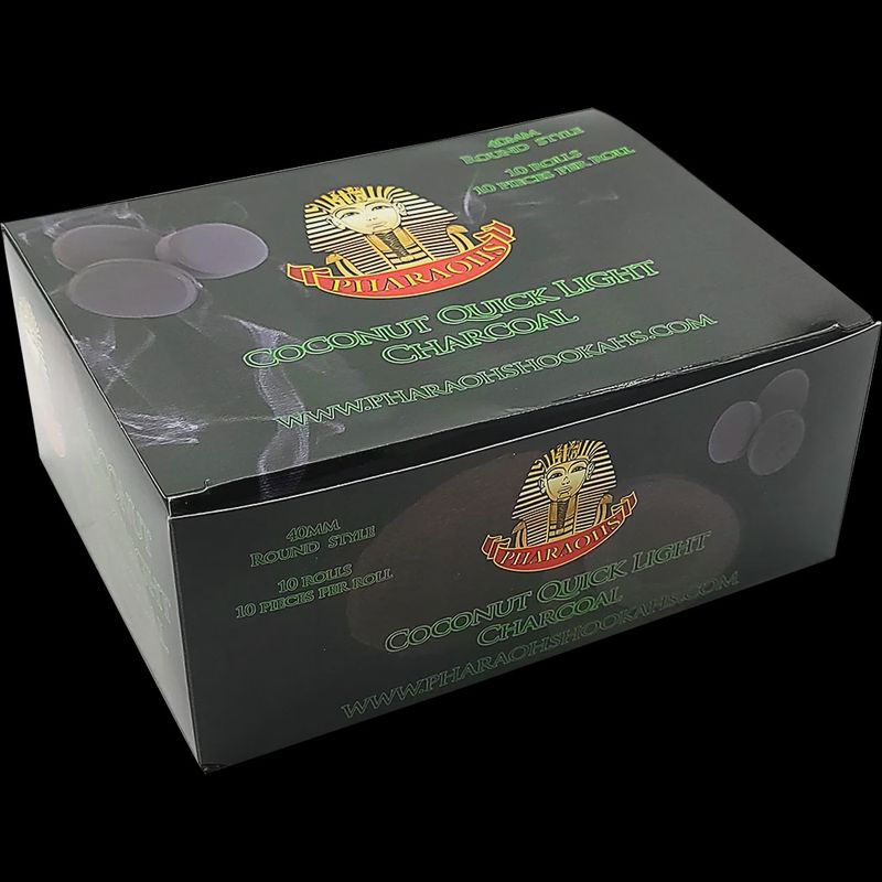Pharaohs Coconut Quick Light Charcoal 40mm