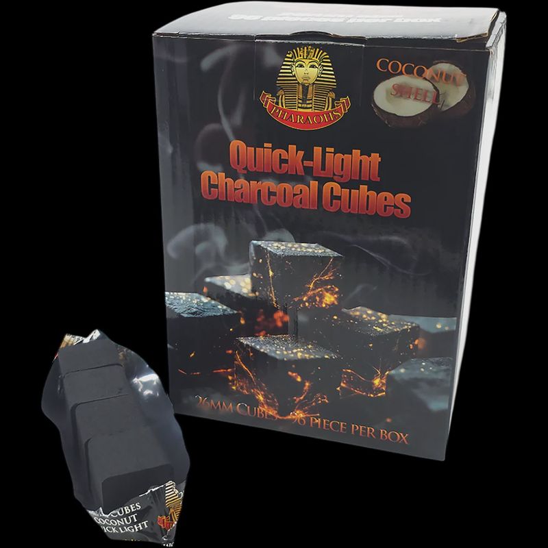 Pharaohs Coconut QUICK LIGHT Cube Charcoal