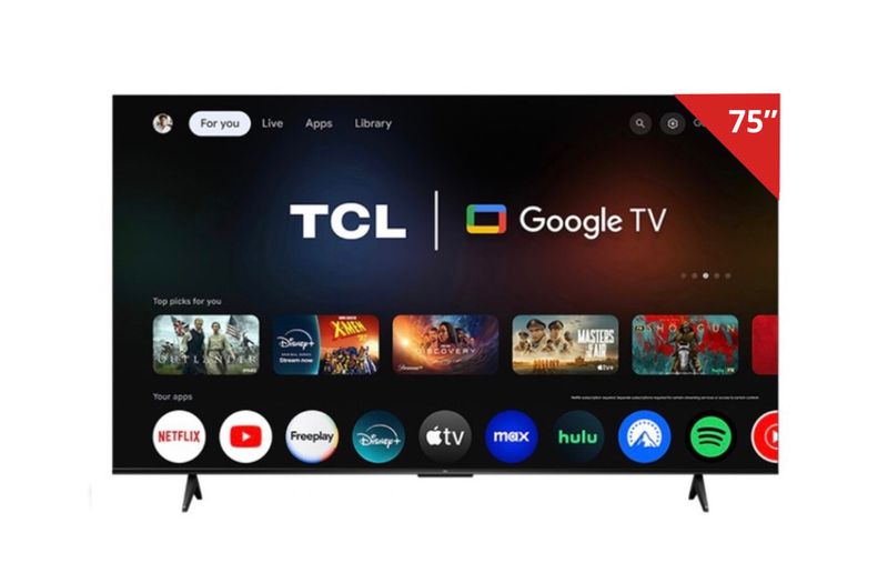 TCL 75” 4K UHD GOOGLE Smart TV - 75S452