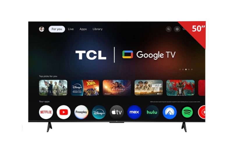 TCL 50” 4K UHD GOOGLE Smart TV - 50S452