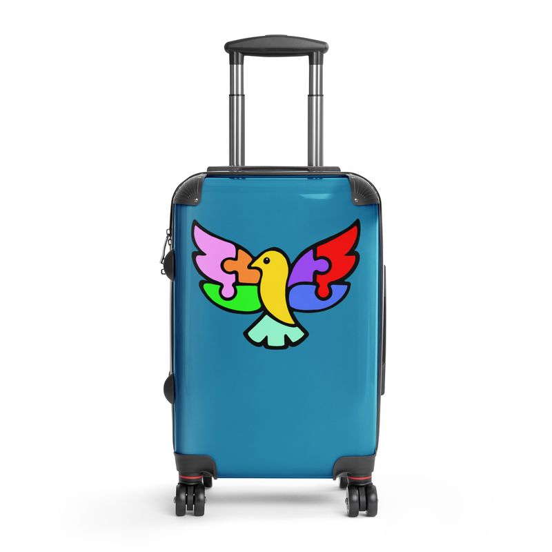 Fly Like a Bird Autism Caravan Hard-shell suitcase