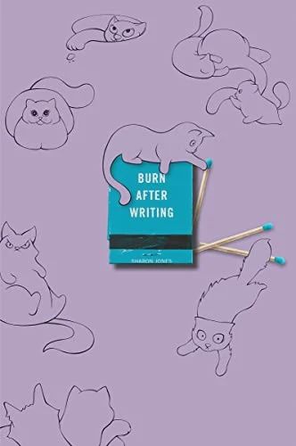Burn After Writing: Purple With Cats