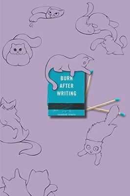Burn After Writing: Purple With Cats