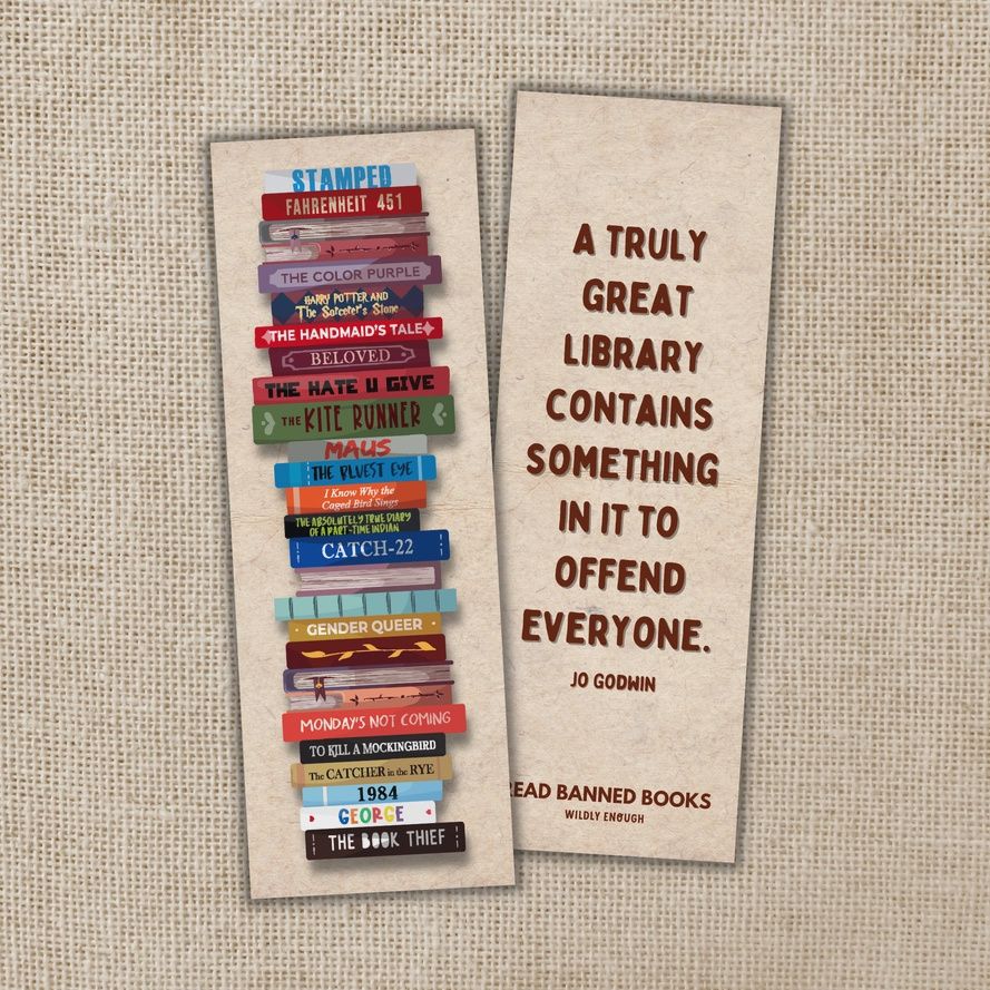 Banned Books Bookmark