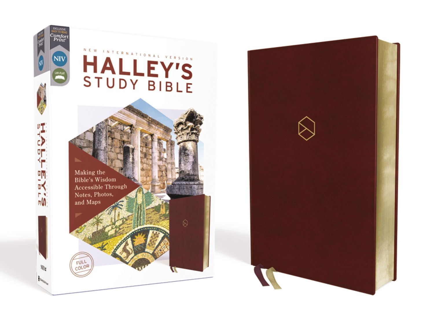 NIV Halley&#39;s Study Bible (Brown)
