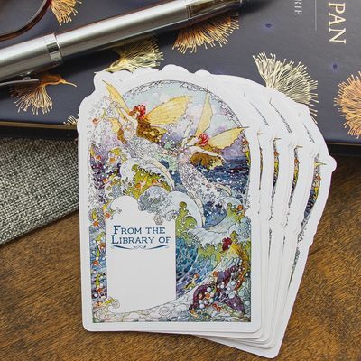 Mermaids and Fairies Bookplate Sticker