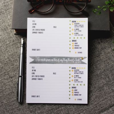 Jane Austen Bumblebee Book Notepad