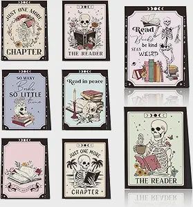 Skull Magnetic Bookmarks