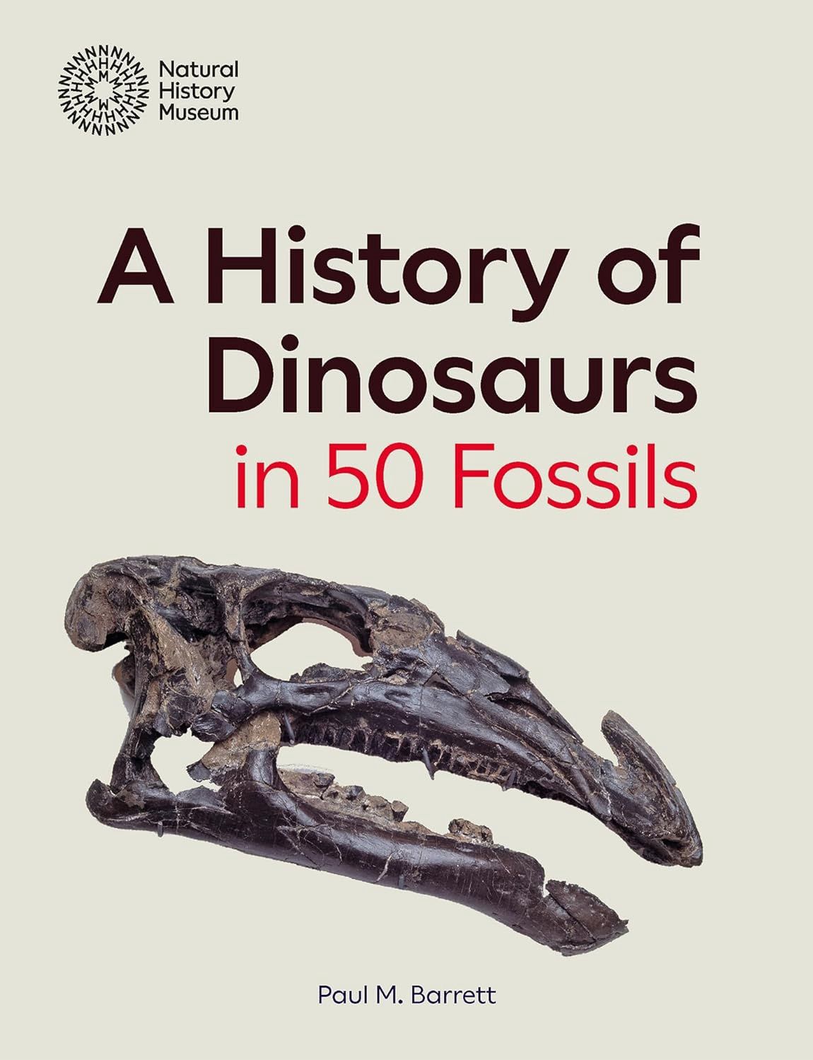 A History of Dinosaurs in 50 Fossils, Material: Hardcover