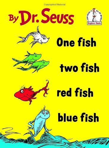 One Fish, Two Fish, Red Fish, Blue Fish, Material: Hardcover