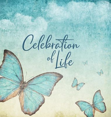 Celebration of Life - Family &amp; Friends Keepsake Guest Book