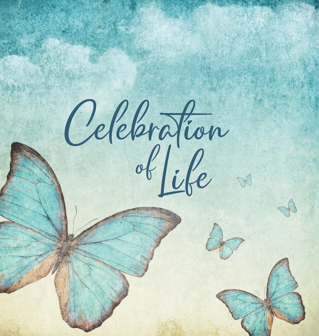 Celebration of Life - Family &amp; Friends Keepsake Guest Book, Material: Hardcover