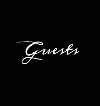 Guests Black Hardcover Guest Book, Material: Hardcover