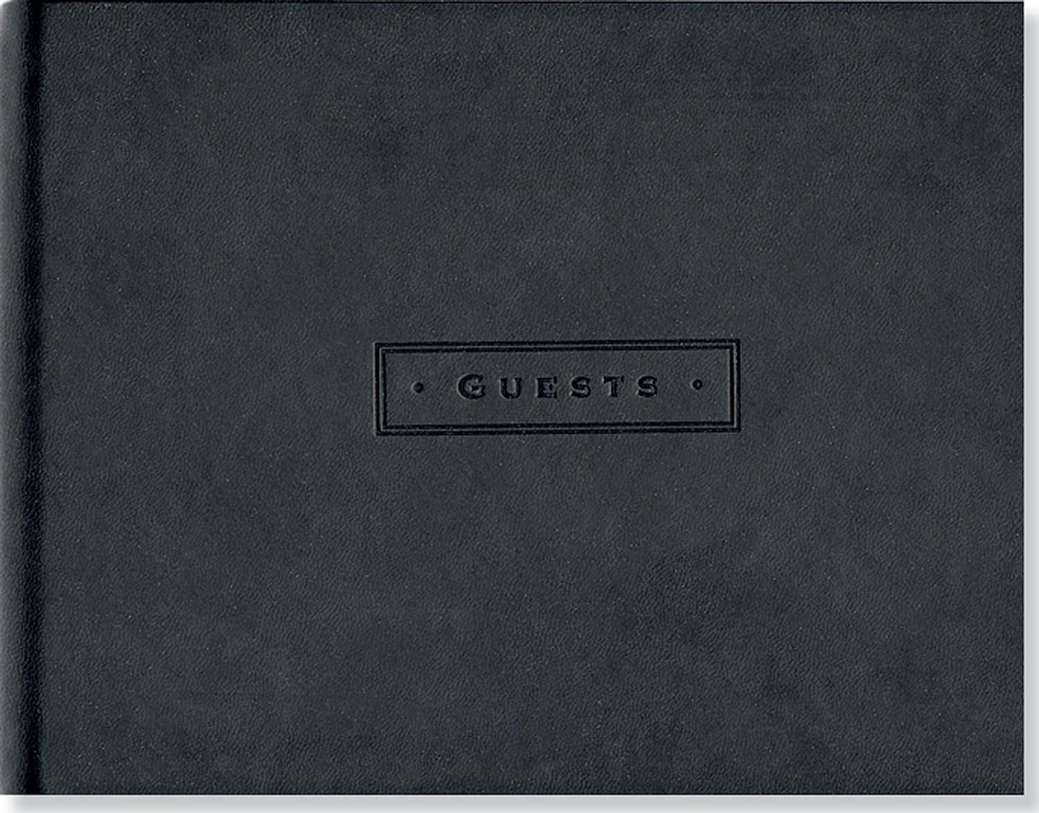 Guest Book Black (Lined) Guest Book Black (Lined), Material: Hardcover