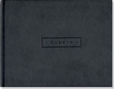 Guest Book Black (Lined)