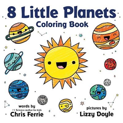 8 Little Planets Coloring Book 8 Little Planets Coloring Book, Material: Paperback