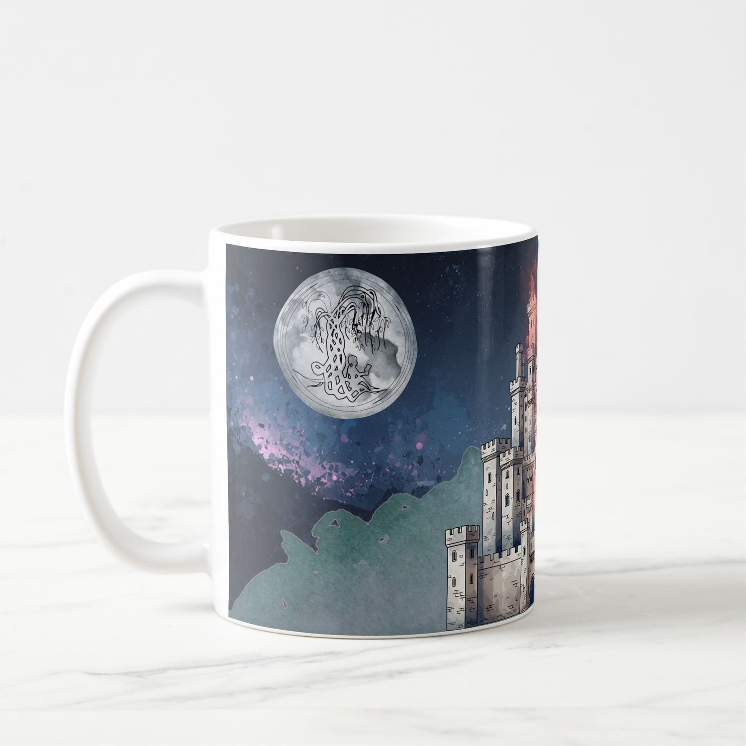 WWB Dragon &amp; Castle Mug