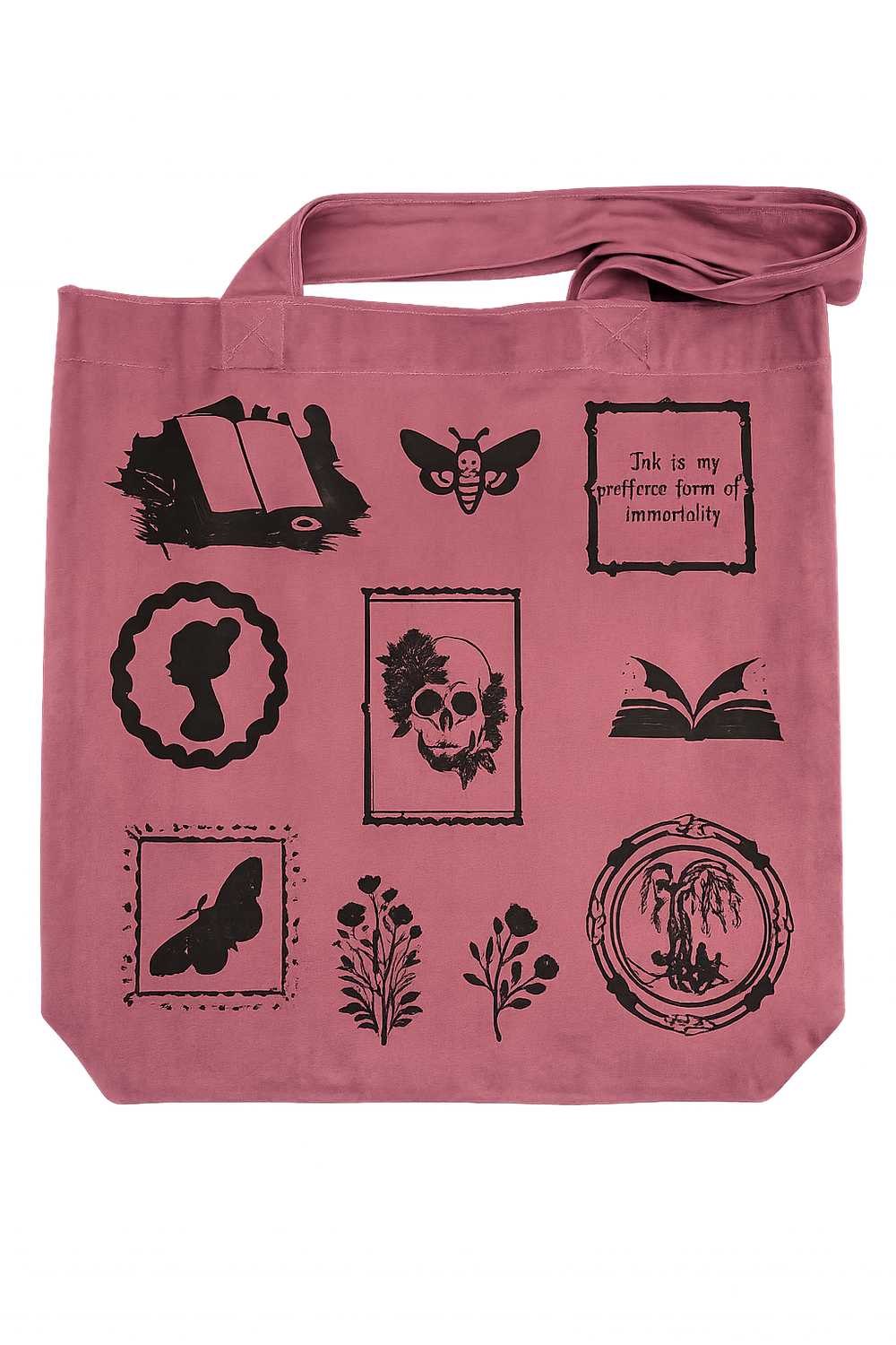 Gothic Tote, Colour: Purple