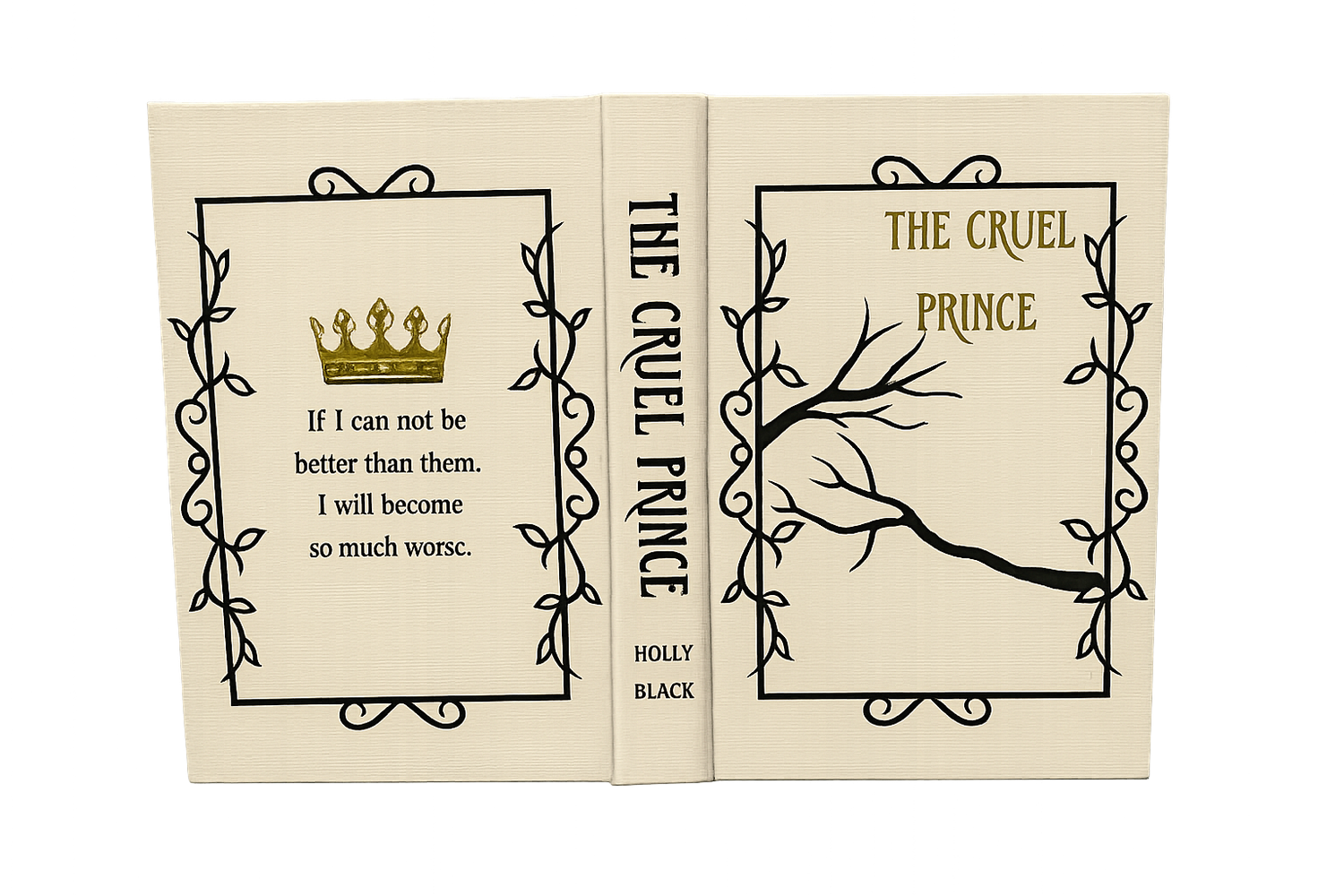 The Cruel Prince (Rebound), Colour: Tan, Black &amp; Gold