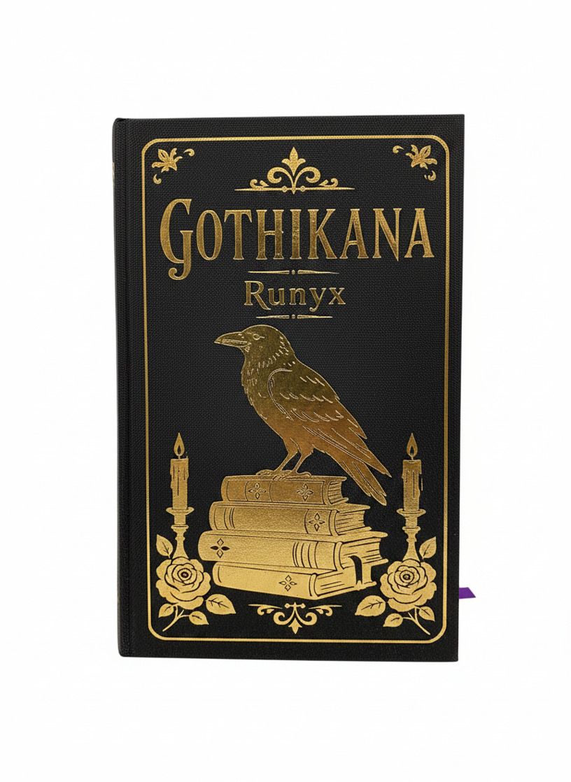Gothikana (Rebound), Colour: Black &amp; Gold, Material: Rebound Hardcover