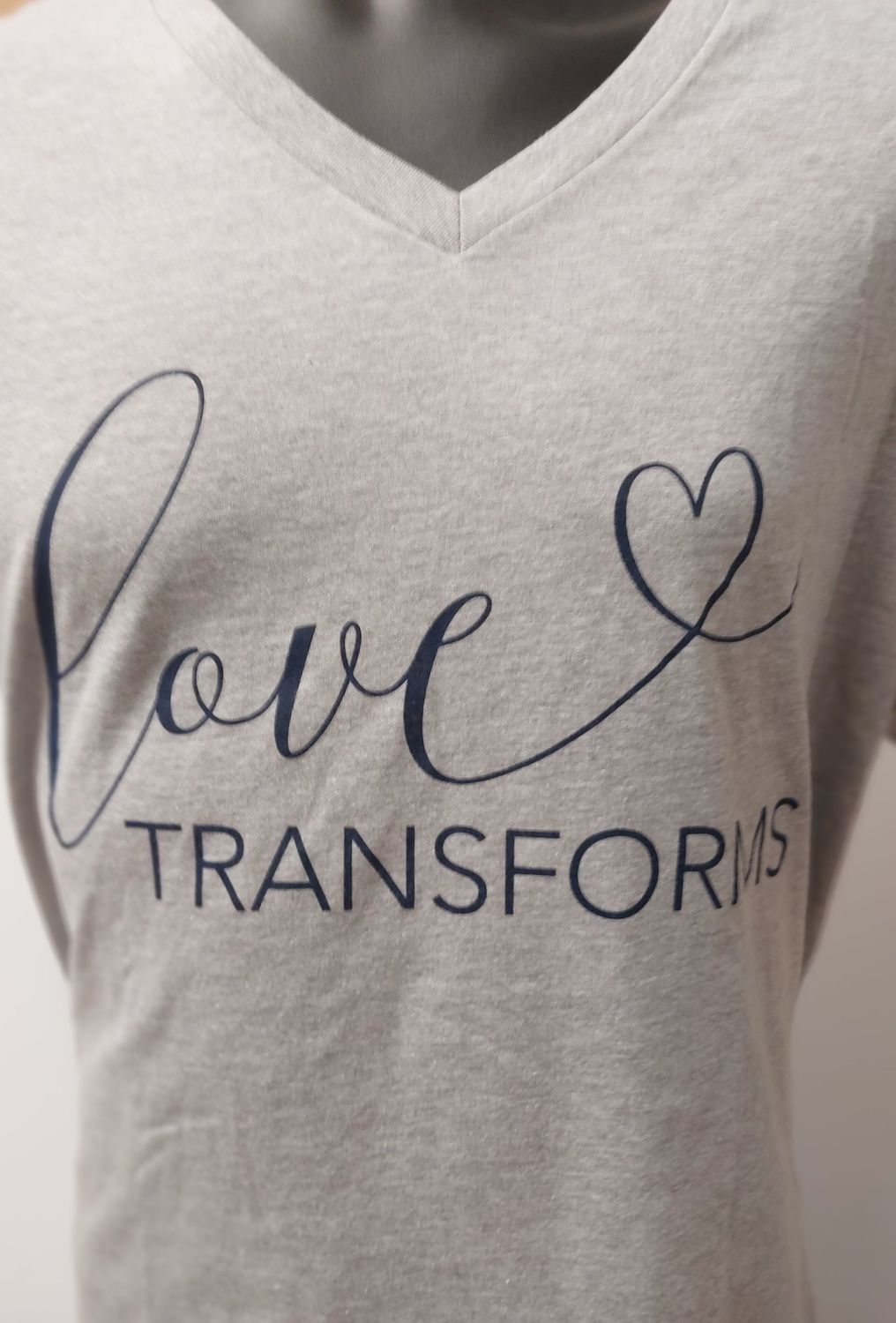 New HOPE Love Transforms T-Shirt Gray