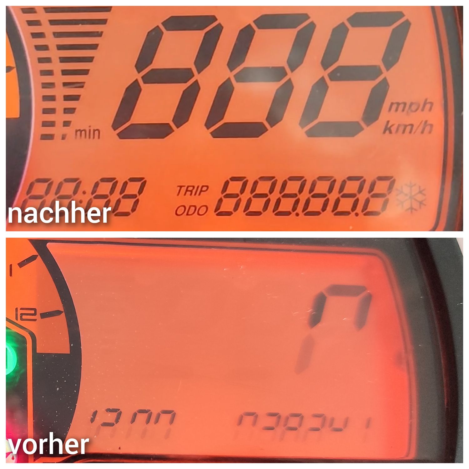 Tacho Display Anzeige Reparaturservice KTM 690, 990 Super Duke, SMCR, Adventure