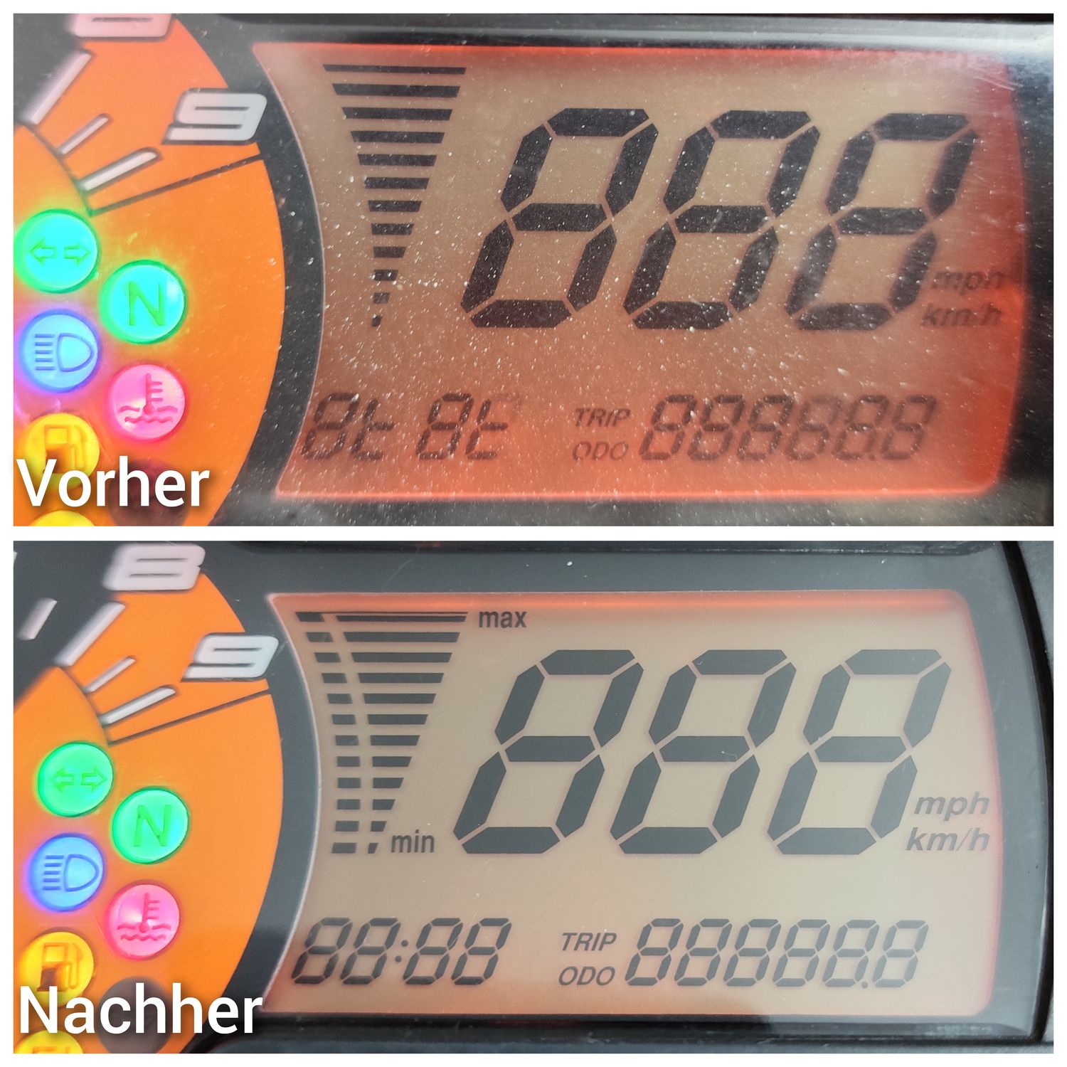 Tacho Display Anzeige Reparaturservice KTM 690, 990 Super Duke, SMCR, Adventure