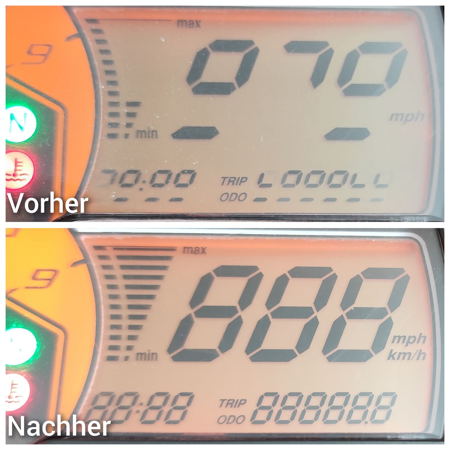 Tacho Display Anzeige Reparaturservice KTM 690, 990 Super Duke, SMCR, Adventure