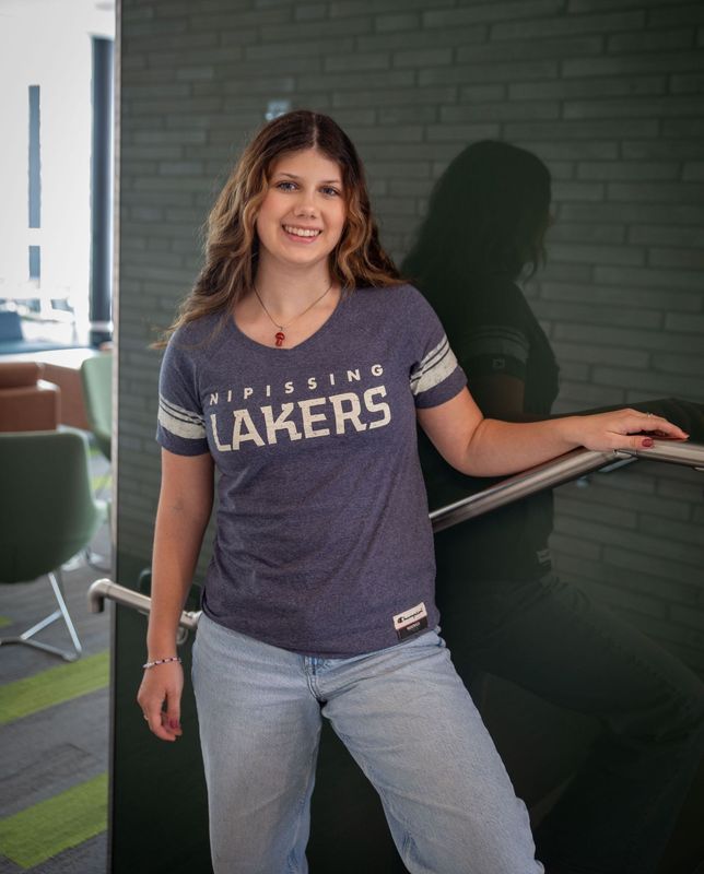 Women's V-Neck Lakers Tee