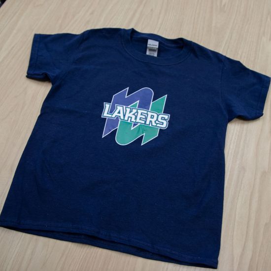 Navy Youth Lakers Tee