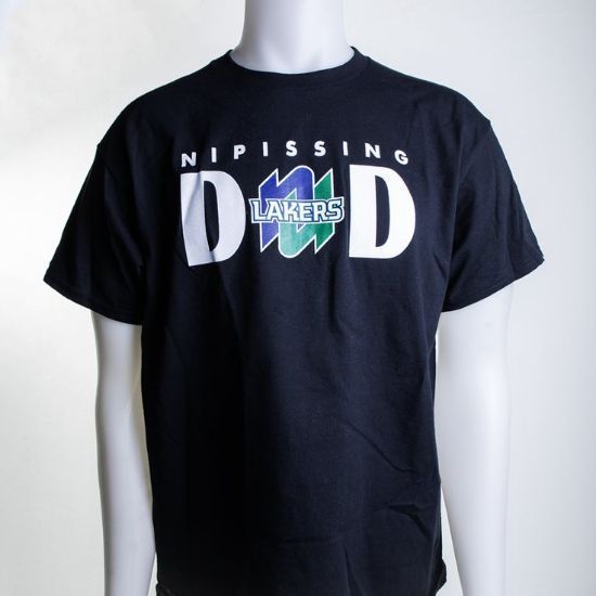 Women's Nipissing Lakers Dad Tee- Black