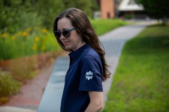 Lady's Navy Alumni Golf Polo