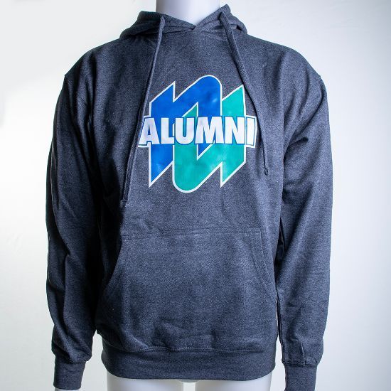 Unisex Alumni Hoodie- Charcoal