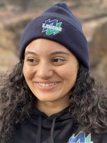 Navy Lakers Beanie