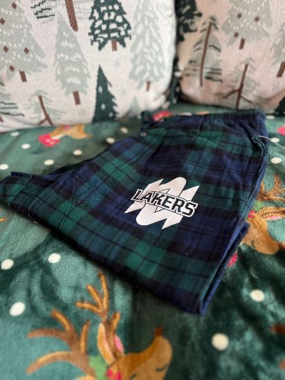 Blue/Green Plaid Lakers Pyjama Pants
