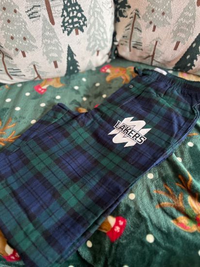 Blue/Green Plaid Lakers Pyjama Pants