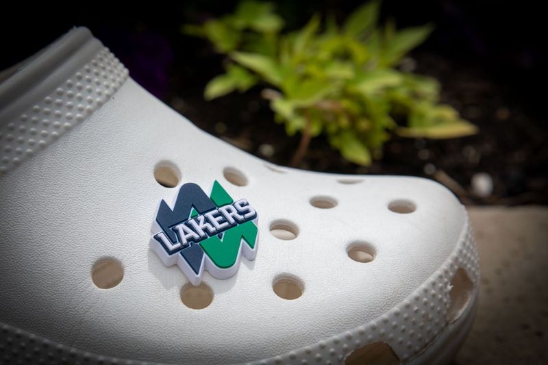 NU Lakers Shoes Charm
