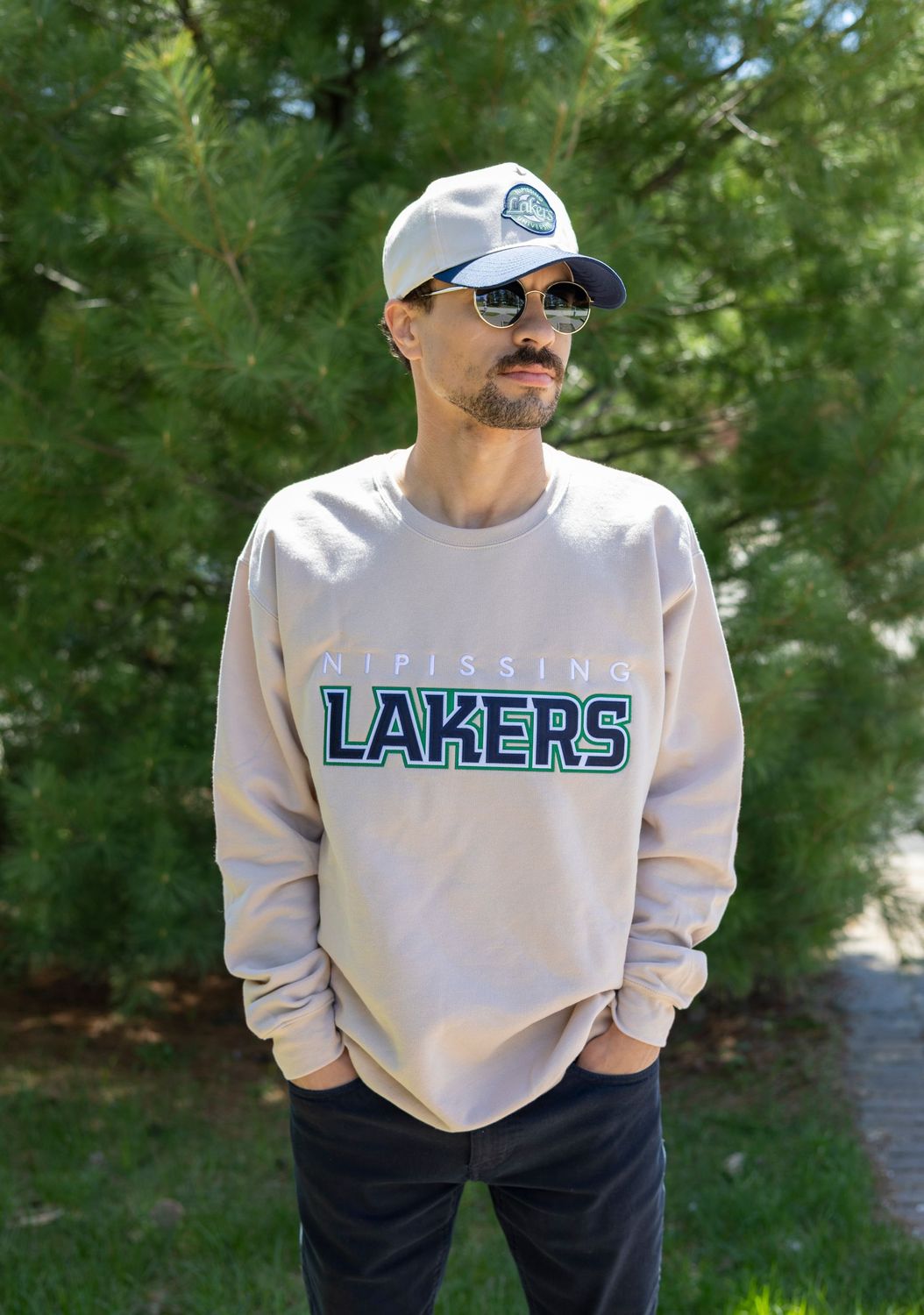 Lakers Crew Neck - Beige